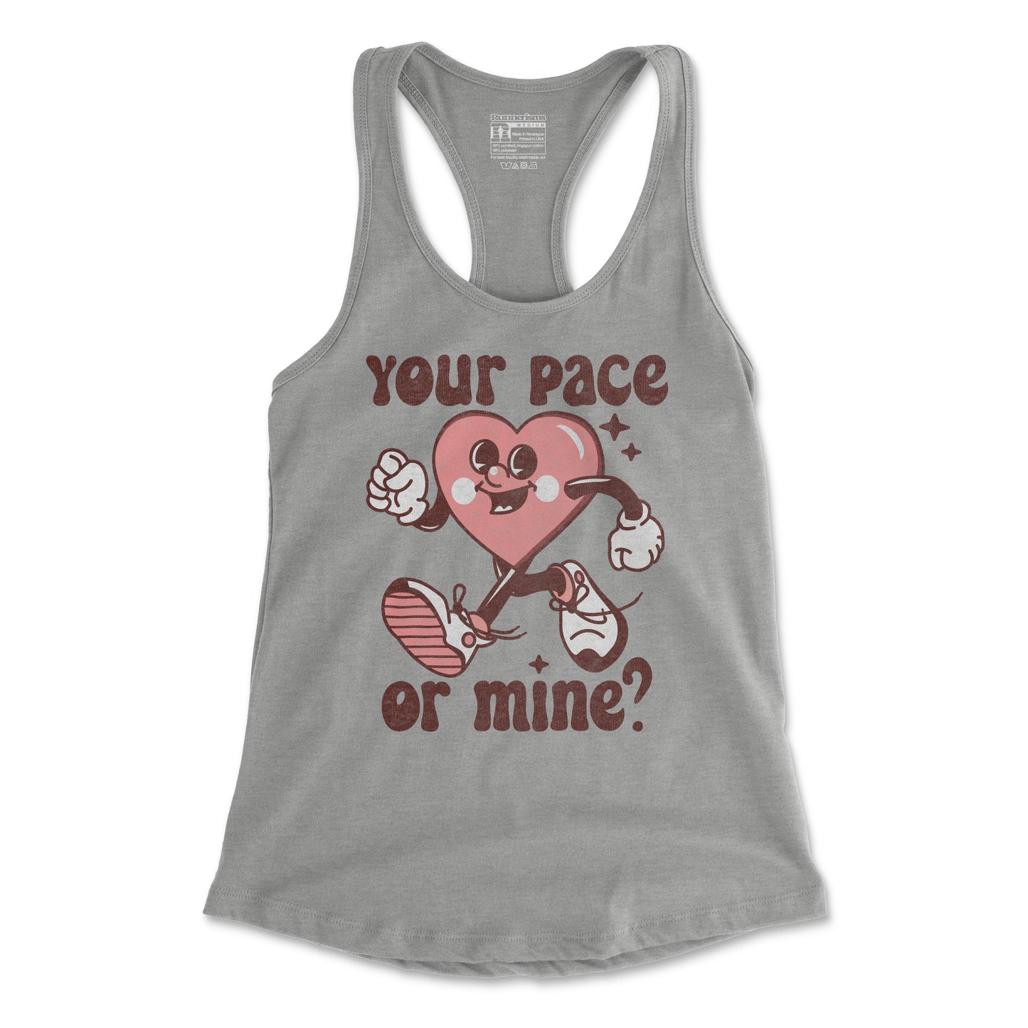 Your Pace Or Mine - Women's Racerback Tank